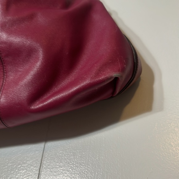 Coach vintage maroon shoulder bag - Picture 5 of 13